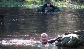 Klaipėdos pėstininkų kuopa blogo oro nepabūgo