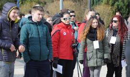 "Gintaro keliu" į Šventąją iškeliavo per 300 žygeivių