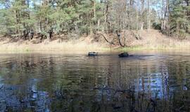 Klaipėdos pėstininkų kuopa blogo oro nepabūgo