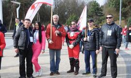 "Gintaro keliu" į Šventąją iškeliavo per 300 žygeivių