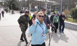 "Gintaro keliu" į Šventąją iškeliavo per 300 žygeivių