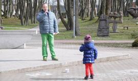 Skulptūrų parke gurkšnota "Vynerio arbatėlė"