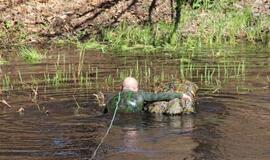 Klaipėdos pėstininkų kuopa blogo oro nepabūgo