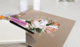 Sospeso trasparente - užburianti erdvinio dekoro technika