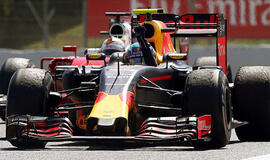 "Formulės-1" lenktynėse Ispanijoje - istorinė 18-mečio olando M. Verstapeno pergalė