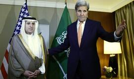 JAV valstybės sekretorius Džonas Keris ieško kelio į taiką Sirijoje