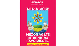 Neribotas MEZON 4G LTE internetas atkeliauja į Neringą