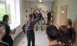 "Dragūno" rankininkai aplankė neįgaliuosius