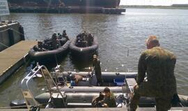 Netoli Klaipėdos uosto vartų - jūrinė mina