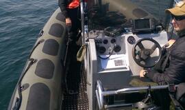 Netoli Klaipėdos uosto vartų - jūrinė mina