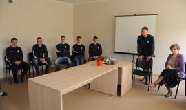 "Dragūno" rankininkai aplankė neįgaliuosius