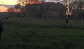 Gaisras buvusiame jaunimo saviraiškos centre