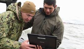 Netoli Klaipėdos uosto vartų - jūrinė mina