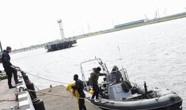 Netoli Klaipėdos uosto vartų - jūrinė mina