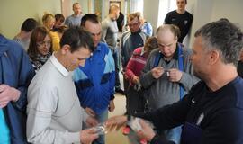 "Dragūno" rankininkai aplankė neįgaliuosius