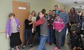 "Dragūno" rankininkai aplankė neįgaliuosius