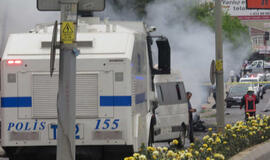 Stambule per sprogimą prie kareivinių sužeisti penki žmonės