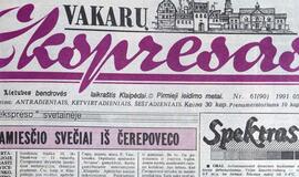 &quot;Vakarų ekspresas&quot;. 1991 05 28