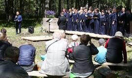 Muzikinė popietė Karklėje: giesmės ir tautiškos dainos