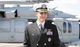 Į Klaipėdą atvyko JAV karinis jūrų laivas USS Mount Whitney