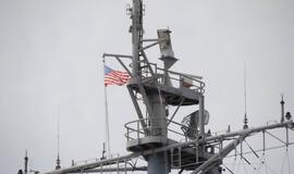 Į Klaipėdą atvyko JAV karinis jūrų laivas USS Mount Whitney