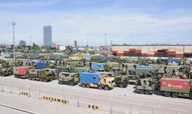 Į Klaipėdą atvyko JAV karinis jūrų laivas USS Mount Whitney