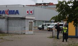 Klaipėdos parduotuvėje - „Aro“ pareigūnų pratybos