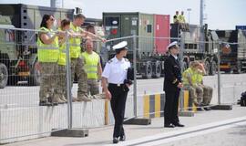 Į Klaipėdą atvyko JAV karinis jūrų laivas USS Mount Whitney