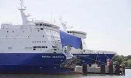 Į Klaipėdą atvyko JAV karinis jūrų laivas USS Mount Whitney