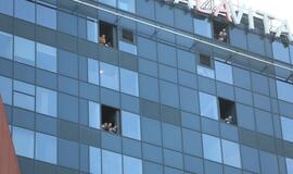 Jojo Mayer į Klaipėdą atskrido sraigtasparniu