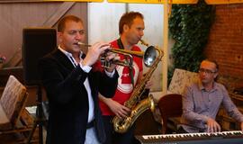 Jojo Mayer į Klaipėdą atskrido sraigtasparniu