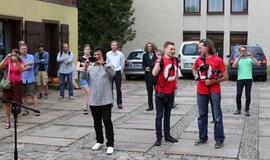 Jojo Mayer į Klaipėdą atskrido sraigtasparniu