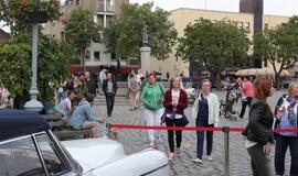 Teatro aikštę papuošė ispanų automobilių paroda