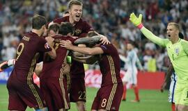 Rusijos futbolininkai išplėšė lygiąsias dvikovoje su anglais