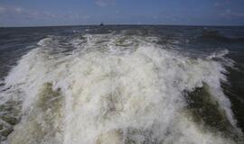 Vainikų nuleidimas į jūrą