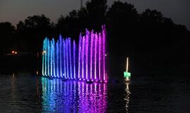 Šokantys fontanai prie Jono kalnelio