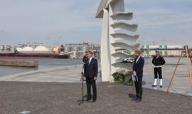 Jūreivių pagerbimas prie "Albatroso"