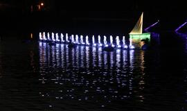 Šokantys fontanai prie Jono kalnelio