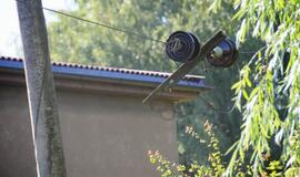 Elektros linijos gedimas Joniškės gatvėje