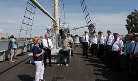 Jūreivių pagerbimas prie "Albatroso"