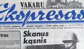 &quot;Vakarų ekspresas&quot;. 1991 07 25 ir 27