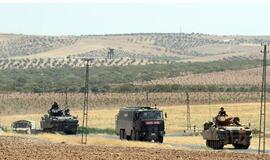 Mūšiai Sirijoje tarp Turkijos pajėgų ir kurdų nuslopo