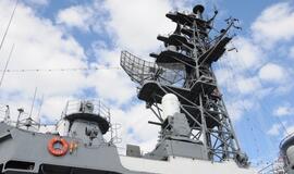 Japonų karo laivai Klaipėdoje