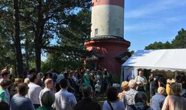 Pirmąsyk atvertas Nidos švyturys pritraukė šimtus lankytojų