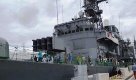 Japonų laivus lanko klaipėdiečiai