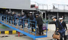 Japonų karo laivai Klaipėdoje