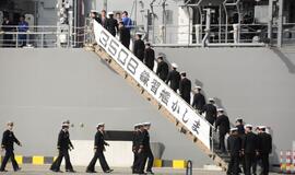 Japonų karo laivai Klaipėdoje