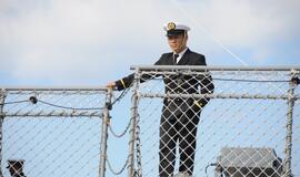 Japonų karo laivai Klaipėdoje