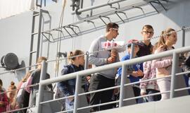 Japonų karo laivai Klaipėdoje