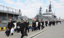 Japonų karo laivai Klaipėdoje